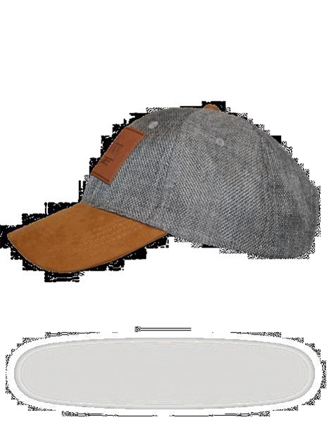 Grote foto fox originals h. grau kappe mit wildleder patch am vorseite kleding dames hoeden en petten