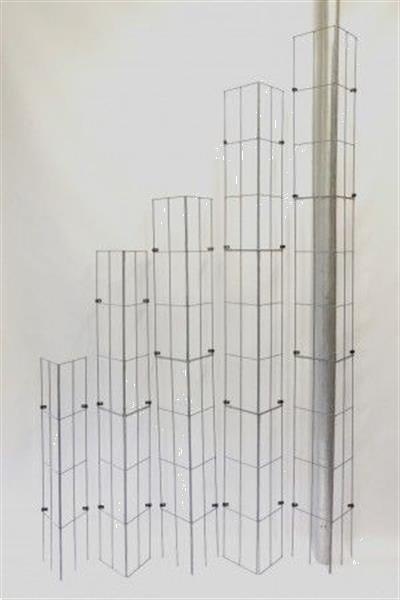 Grote foto klimplanten tegen de schutting tuinscherm muur tuin en terras hekken en schuttingen