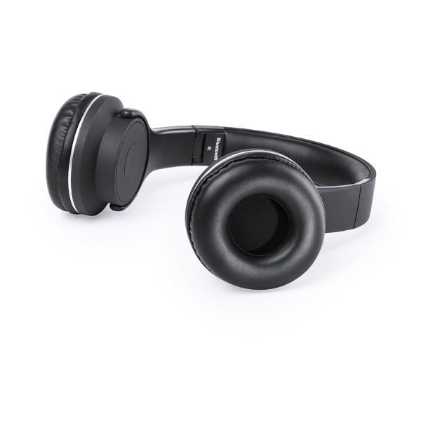 Grote foto opvouwbare hoofdtelefoon met bluetooth usb fm 6w zwart 14613 audio tv en foto luidsprekers