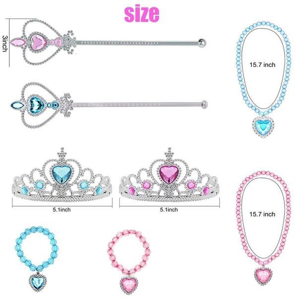 Grote foto prinsessen roze blauw accessoireset kinderen en baby overige