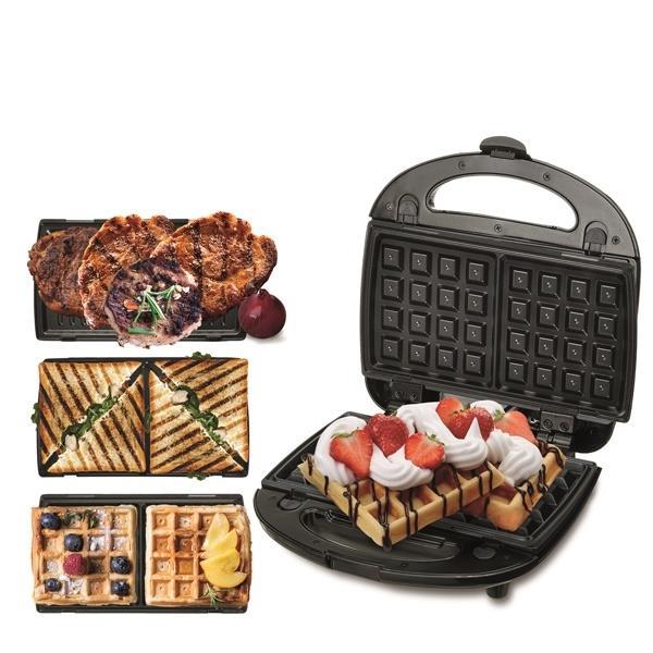 Grote foto cr3024 grill sandwich en wafelmaker 3in1 alleen deze w witgoed en apparatuur keukenmachines