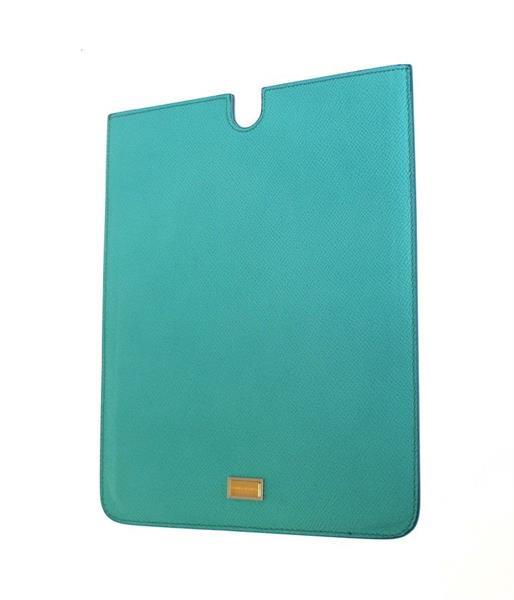 Grote foto dolce gabbana blue leather ipad tablet ebook cover telecommunicatie tablets