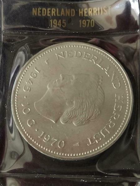Grote foto zilveren 10 gulden munt nederland herrijst verzamelen munten nederland