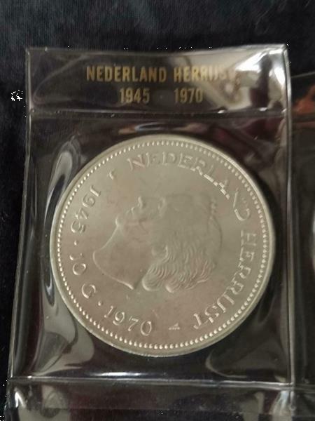 Grote foto zilveren 10 gulden munt nederland herrijst verzamelen munten nederland