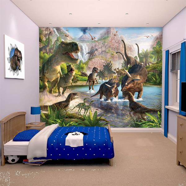 Grote foto walltastic papier peint photo dinosaur land 41745 huis en inrichting overige huis en inrichting