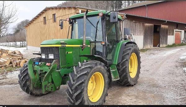 Grote foto tracteur john deere 6110 agrarisch akkerbouw