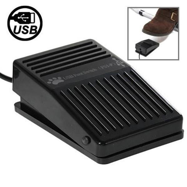 Grote foto usb foot pedal control switch game pad keyboard adapter for computers en software overige computers en software