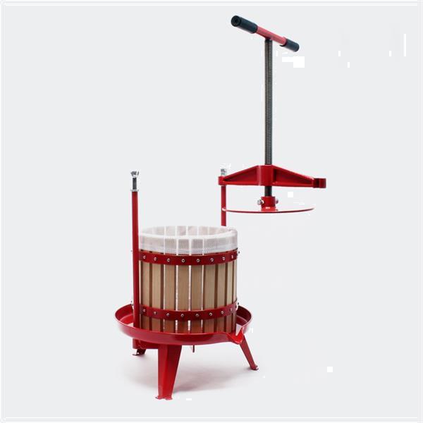 Grote foto spindelpers fruitpers wijnpers druivenpers hout 12 liter witgoed en apparatuur keukenmachines