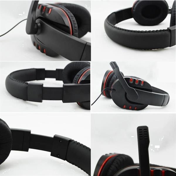 Grote foto wired headphone 3.5mm gaming music microphone for ps4 play s audio tv en foto koptelefoons