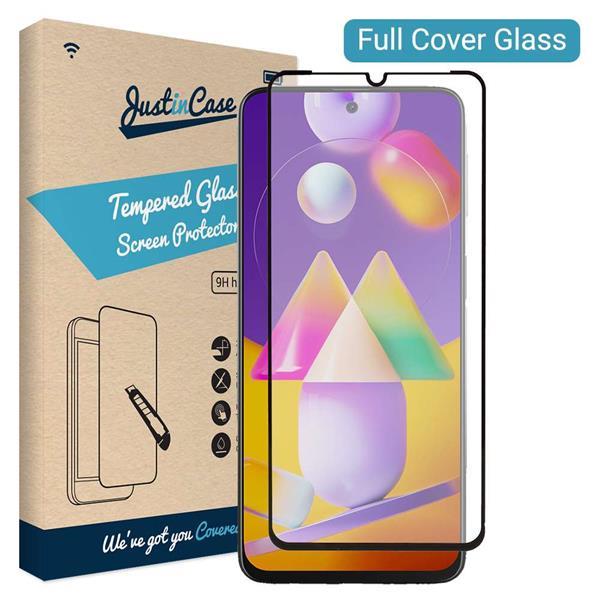 Grote foto just in case samsung galaxy m31s full cover tempered glass telecommunicatie samsung