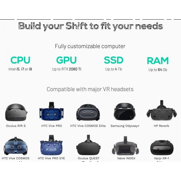 Grote foto ino vr shift vr met ingebouwde htc vive pro telecommunicatie toebehoren en onderdelen