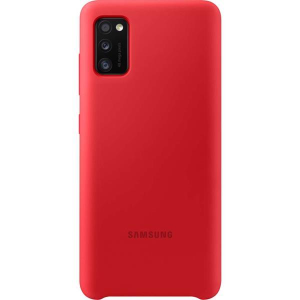 Grote foto samsung galaxy a41 silicone cover rood telecommunicatie samsung