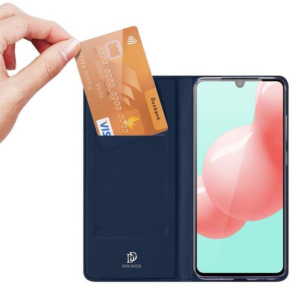 Grote foto dux ducis samsung galaxy a41 tpu wallet hoesje blauw telecommunicatie samsung