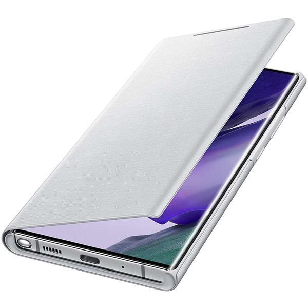 Grote foto samsung galaxy note 20 ultra led view cover wit zilver telecommunicatie samsung