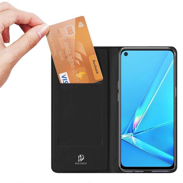 Grote foto dux ducis oppo a52 a72 wallet hoesje slimline zwart telecommunicatie mobieltjes