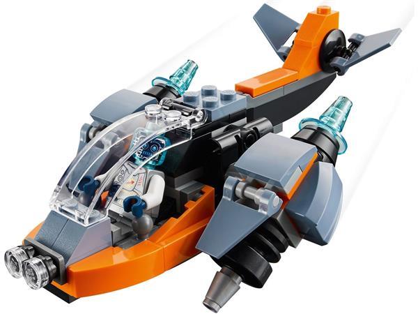 Grote foto lego creator 31111 cyberdrone kinderen en baby duplo en lego