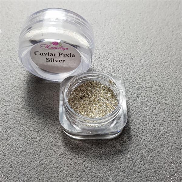 Grote foto korneliya metall caviar silver small 0 6 mm beauty en gezondheid make up sets