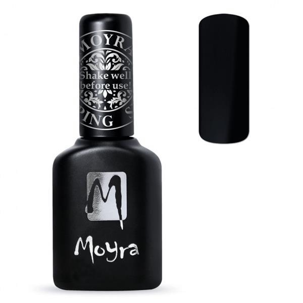 Grote foto moyra foil polish for stamping 10 ml fp01 black beauty en gezondheid make up sets