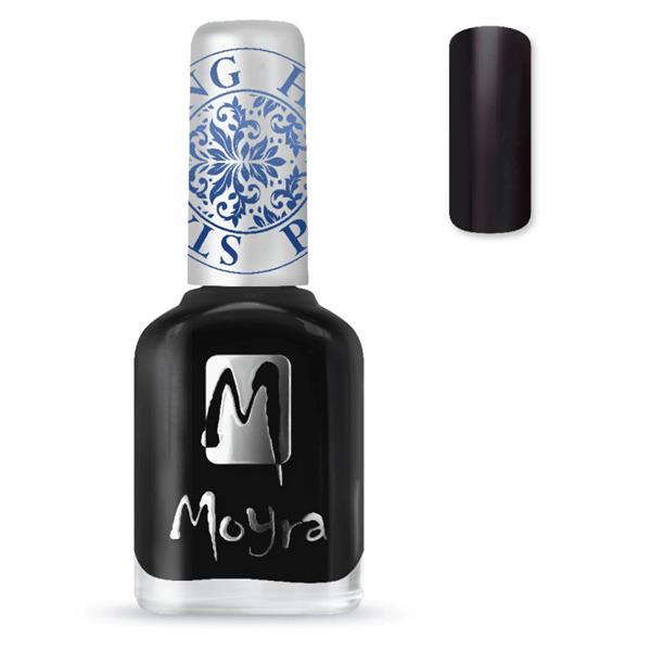 Grote foto moyra stamping nail polish 12ml sp06 black beauty en gezondheid make up sets