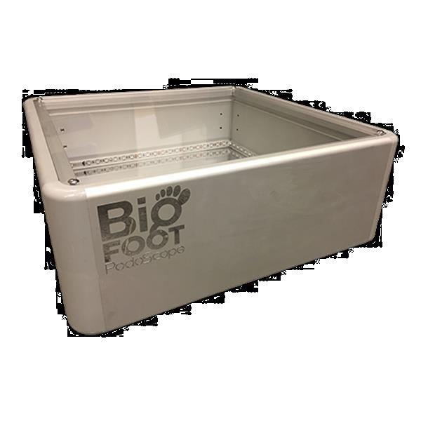 Grote foto podoscope podoscoop big foot aluminium met led verlichting witgoed en apparatuur persoonlijke verzorgingsapparatuur