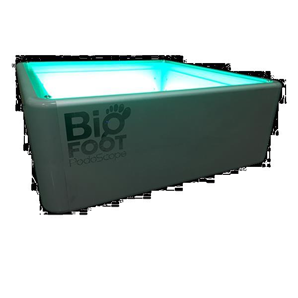 Grote foto podoscope podoscoop big foot aluminium met led verlichting witgoed en apparatuur persoonlijke verzorgingsapparatuur