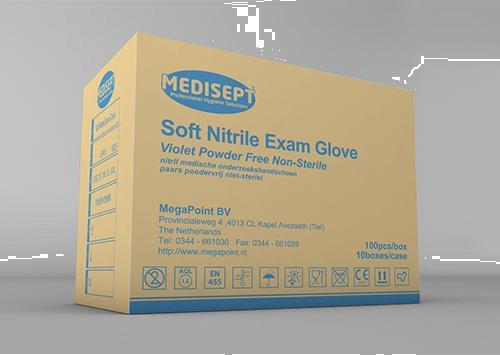 Grote foto medisept soft nitrile handschoenen maat s diversen verpleegmiddelen en hulpmiddelen