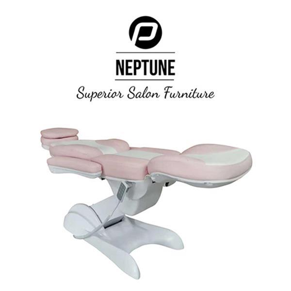 Grote foto behandelstoel neptune in roze wit kleurcombinatie witgoed en apparatuur persoonlijke verzorgingsapparatuur