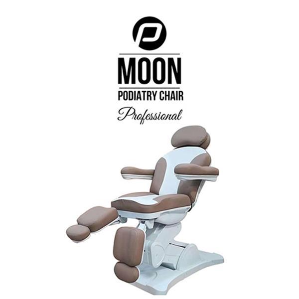 Grote foto behandelstoel moon in bruin wit kleurcombinatie witgoed en apparatuur persoonlijke verzorgingsapparatuur