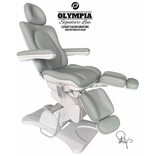 Grote foto behandelstoel olympia met gedeelde beendelen royal mint groe witgoed en apparatuur persoonlijke verzorgingsapparatuur