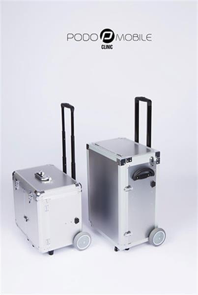 Grote foto podomobile maxi pedicure trolley brush silver witgoed en apparatuur persoonlijke verzorgingsapparatuur