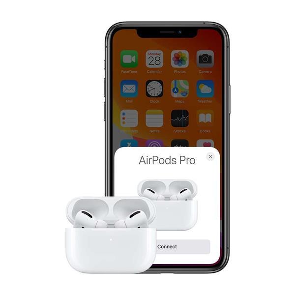 Grote foto apple airpods pro met draadloos oplaadcase wit audio tv en foto koptelefoons
