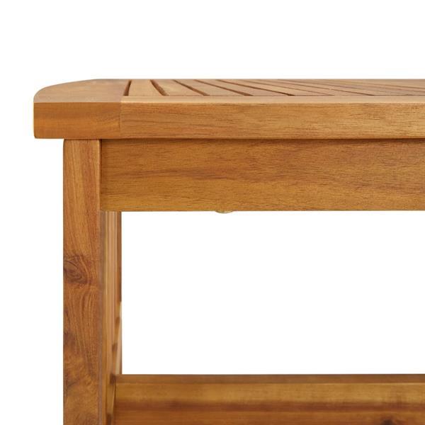 Grote foto vidaxl table basse 102x50x43 cm bois d acacia solide huis en inrichting eettafels