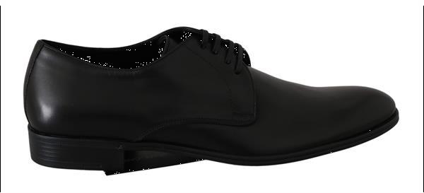 Grote foto dolce gabbana black leather derby dress formal shoes eu40. kleding heren schoenen