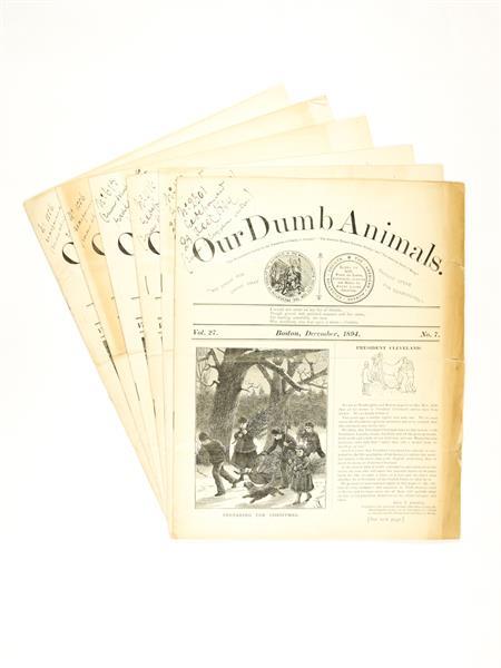 Grote foto our dumb animals 1894 1895 boeken tijdschriften en kranten