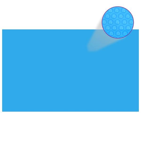 Grote foto vidaxl zwembadhoes rechthoekig 1000x600 cm pe blauw tuin en terras zwembaden toebehoren