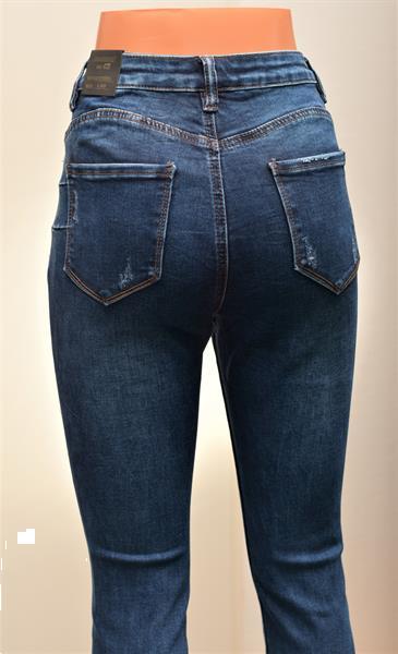 Grote foto grote maat skinnyjeans stretch kleding dames grote maten