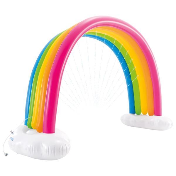 Grote foto intex regenboogsproeier 300x109x180 cm meerkleurig kinderen en baby los speelgoed