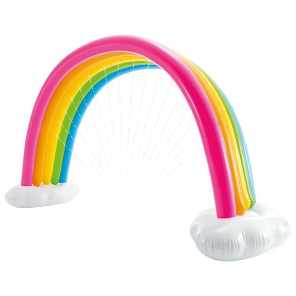 Grote foto intex regenboogsproeier 300x109x180 cm meerkleurig kinderen en baby los speelgoed