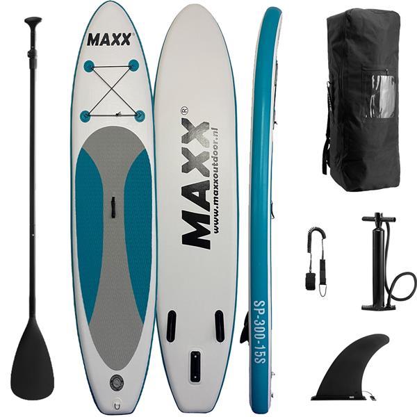 Grote foto maxxoutdoor sup board opblaasbaar garda 300cm watersport en boten surfen golfsurfen