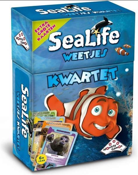 Grote foto sealife weetjes kwartet kaartspel kinderen en baby babyspeelgoed