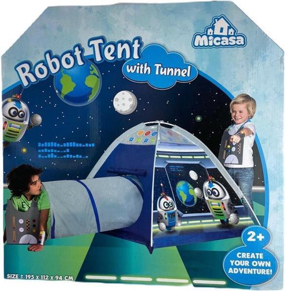 Grote foto micasa robot tent met tunnel maak je eigen avontuur kinderen en baby overige