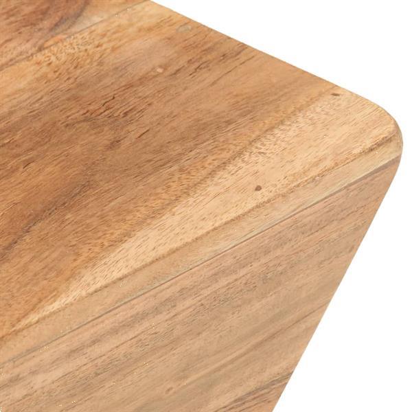 Grote foto vidaxl table basse en forme de v 66x66x30 cm bois d acacia m huis en inrichting eettafels
