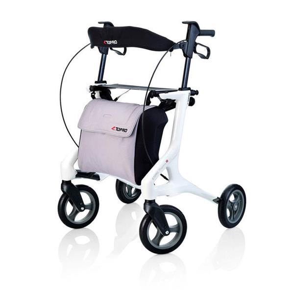 Grote foto topro pegasus carbon rollator kleur wit diversen rolstoelen