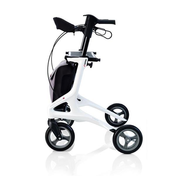 Grote foto topro pegasus carbon rollator kleur wit diversen rolstoelen