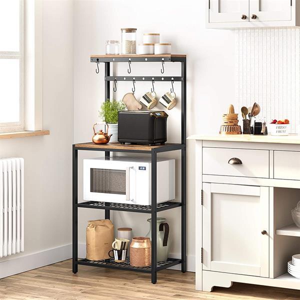 Grote foto staande keukenrek in industrieel design huis en inrichting woningdecoratie