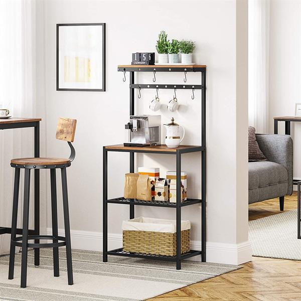 Grote foto staande keukenrek in industrieel design huis en inrichting woningdecoratie