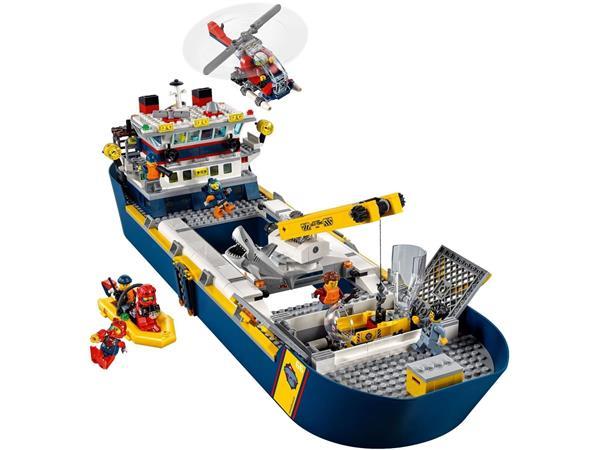 Grote foto lego city 60266 oceaan onderzoekschip kinderen en baby duplo en lego