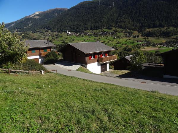 Grote foto zonnig gelegen chalet rivendell in fiesch wallis vakantie zwitserland