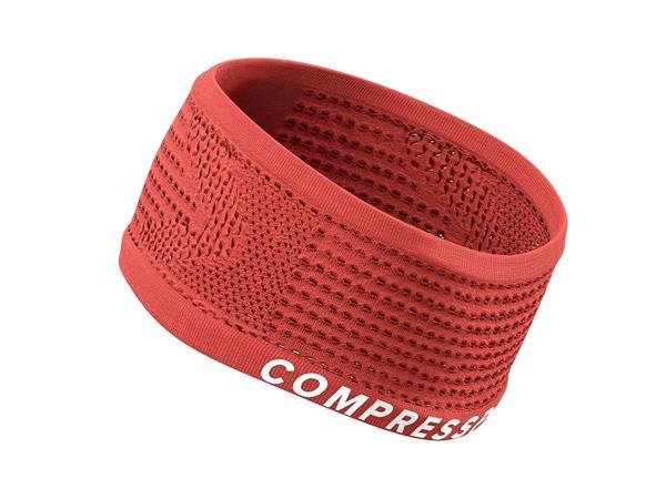 Grote foto compressport headband on off coral per stuk sport en fitness loopsport en atletiek