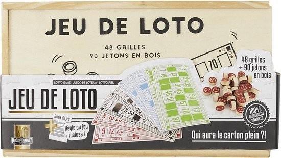 Grote foto lottospel jeu de loto 48 kaarten 90 houten fiches lo verzamelen overige verzamelingen